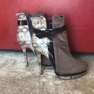 Snake Skin Heels